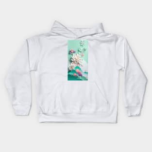 Ethereal Paper Flowers Kids Hoodie